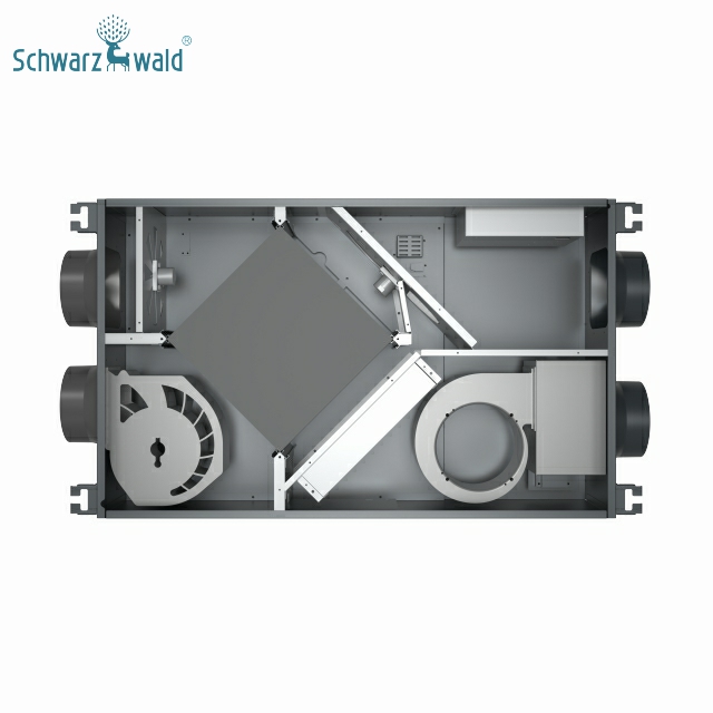 Carbon HEPA Ventilation System with Heat Recovery Core