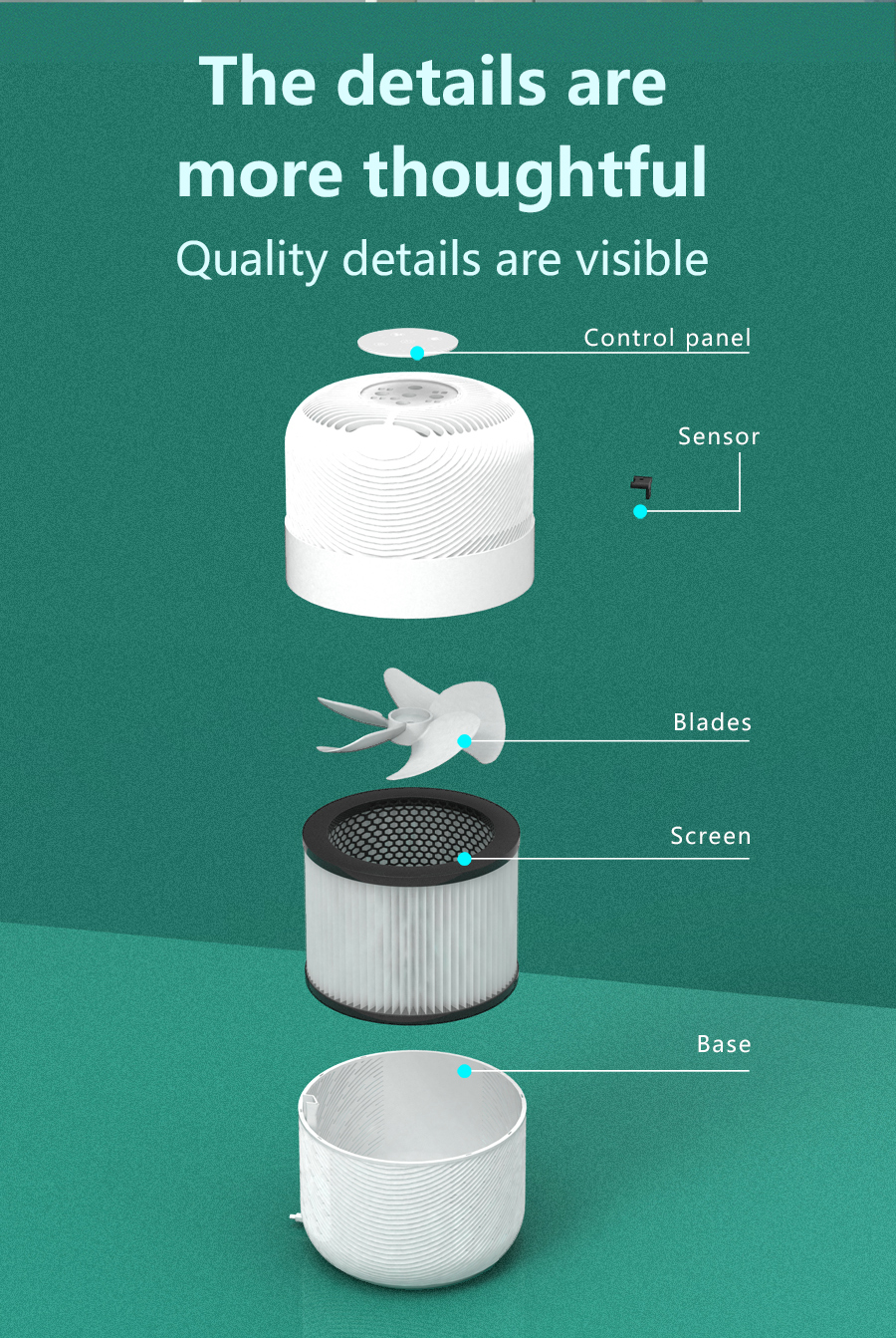 Schwarzwald office small air purifier (4)