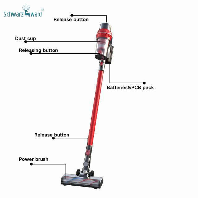 Cyclone stick battery cordless vacuum cleaner (31)