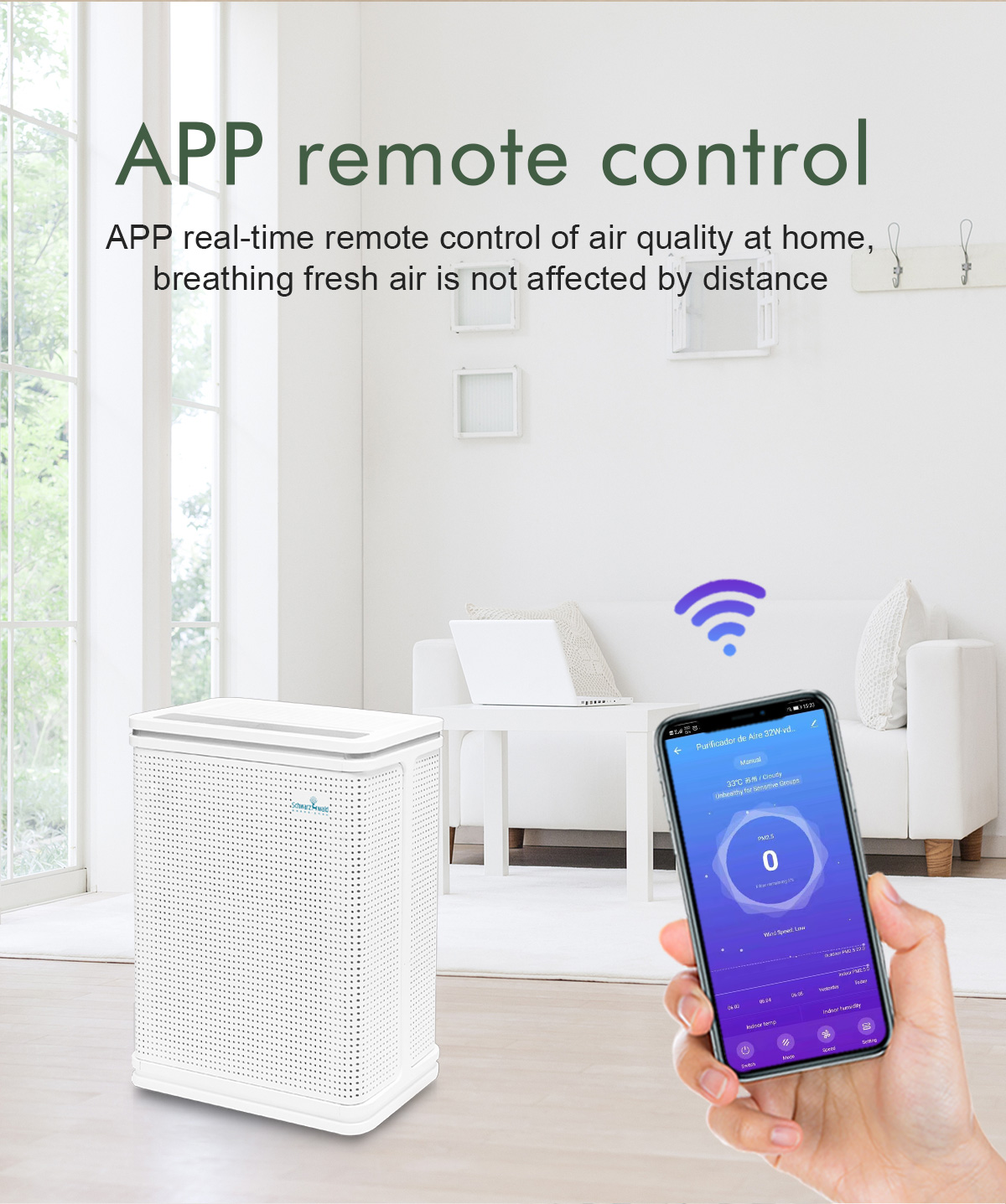 ETL ozone free home Hepa Air Purifier