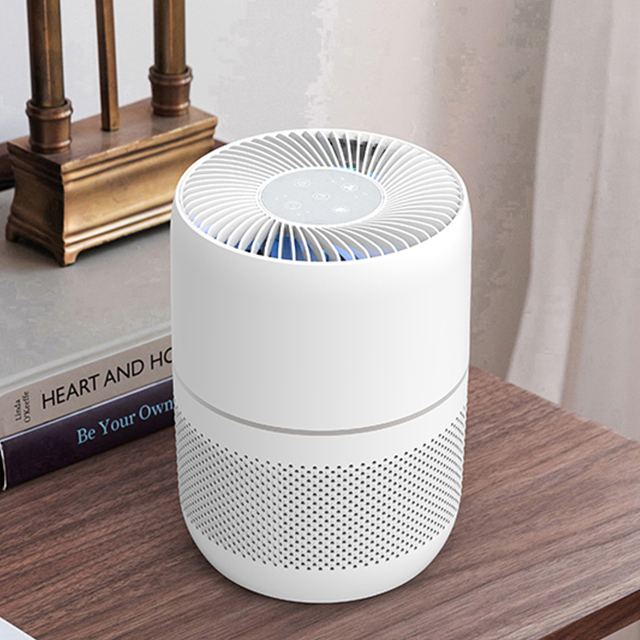 Personal Desktop Hepa Filter Air Purifier with Touch Operation