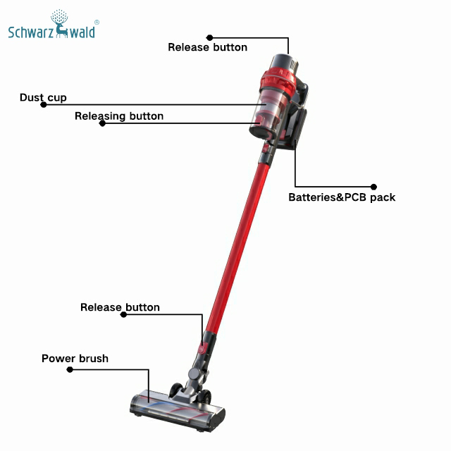 High Power Handheld Customized Rechargeable Vacuum Cleaner