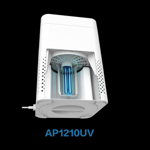 Office Using PM2.5 Air Purifier with Air Quality Indicator