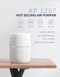 Washable timing function Air Purifier with sponge