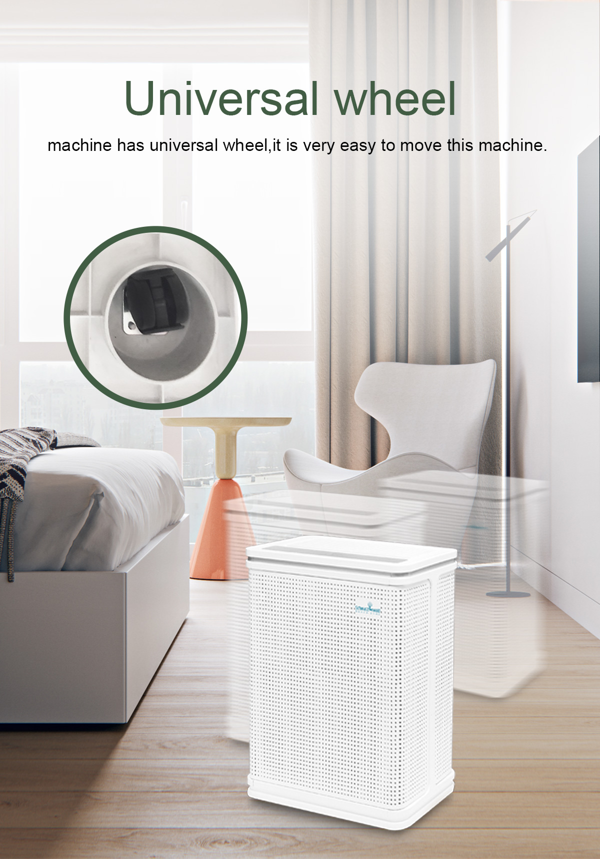 ETL ozone free home Hepa Air Purifier