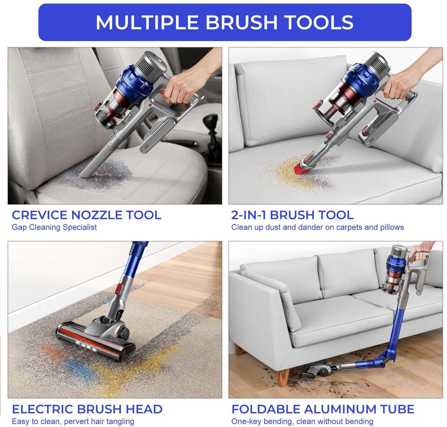 Powerful Suction Cordless Hardwood Floor Vacuum Cleaner