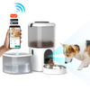 Tuya Video Wifi App Control Dog Cat Feeder Dispenser Smart Remote Connected 4L Automatic Pet Food Feeder Bowl With Camera