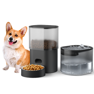 WiFi Automatic 4.5L Timed Ration Cat and Dog Feeder with Smart Bowl Smart Automatic Pet Food Feeder Dispenser for Pet Feeding